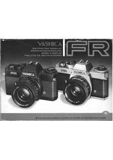 Yashica FR manual. Camera Instructions.